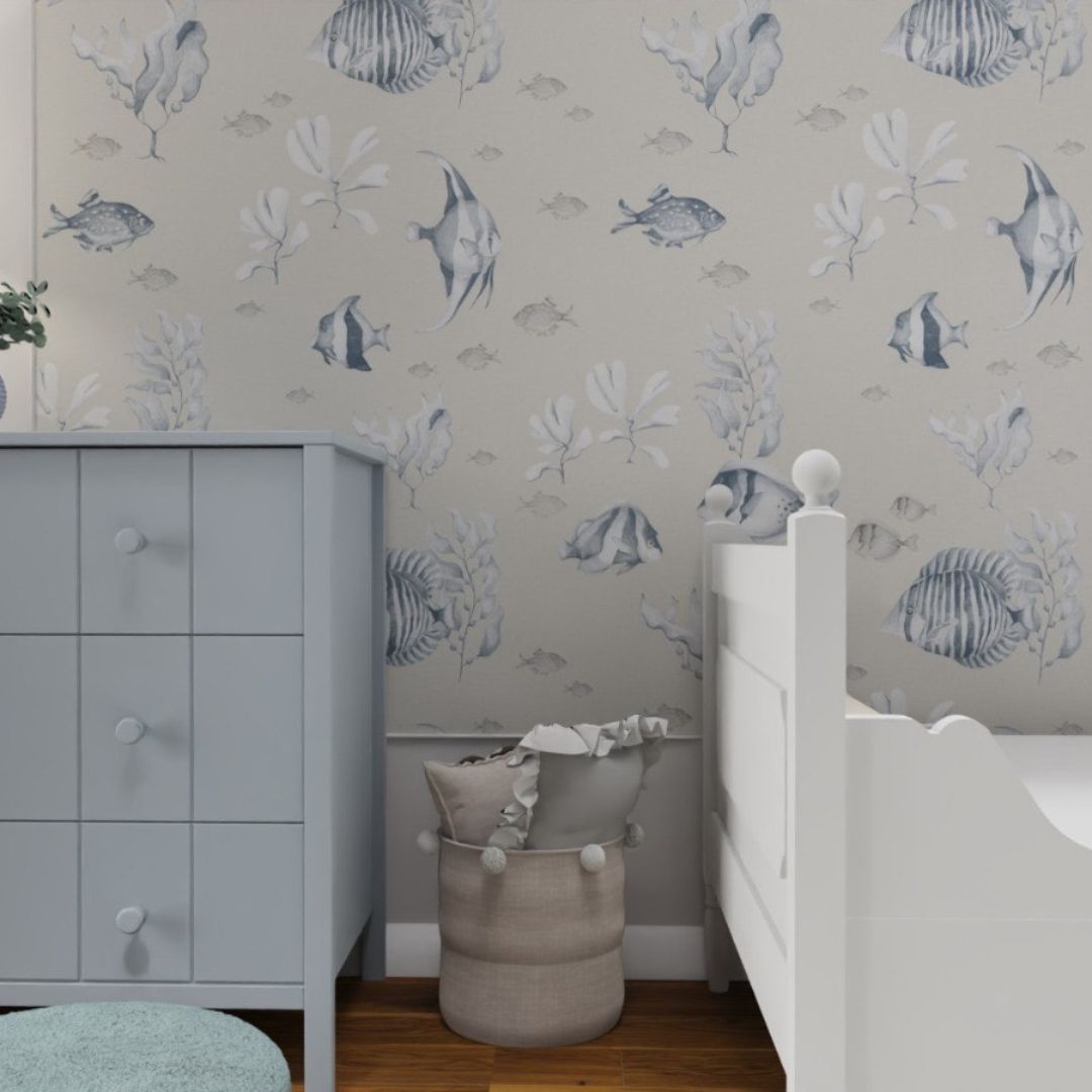 Projekt pokoju dla dziewczynki w stylu morskim