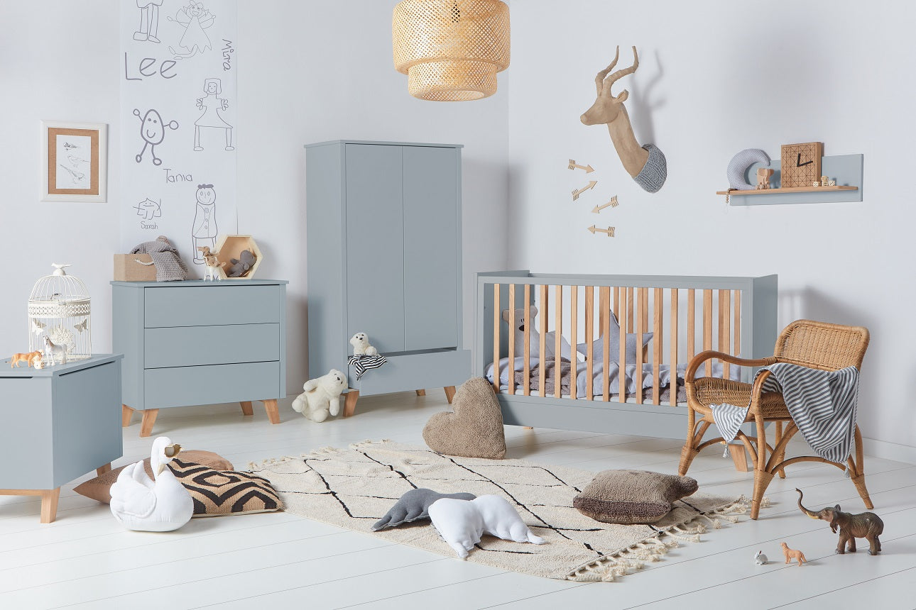 Regał dziecięcy biały/szary Zara