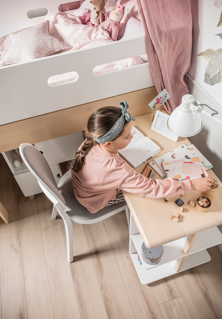 Łóżko dziecięce podniesione 90x200 Minimondo
