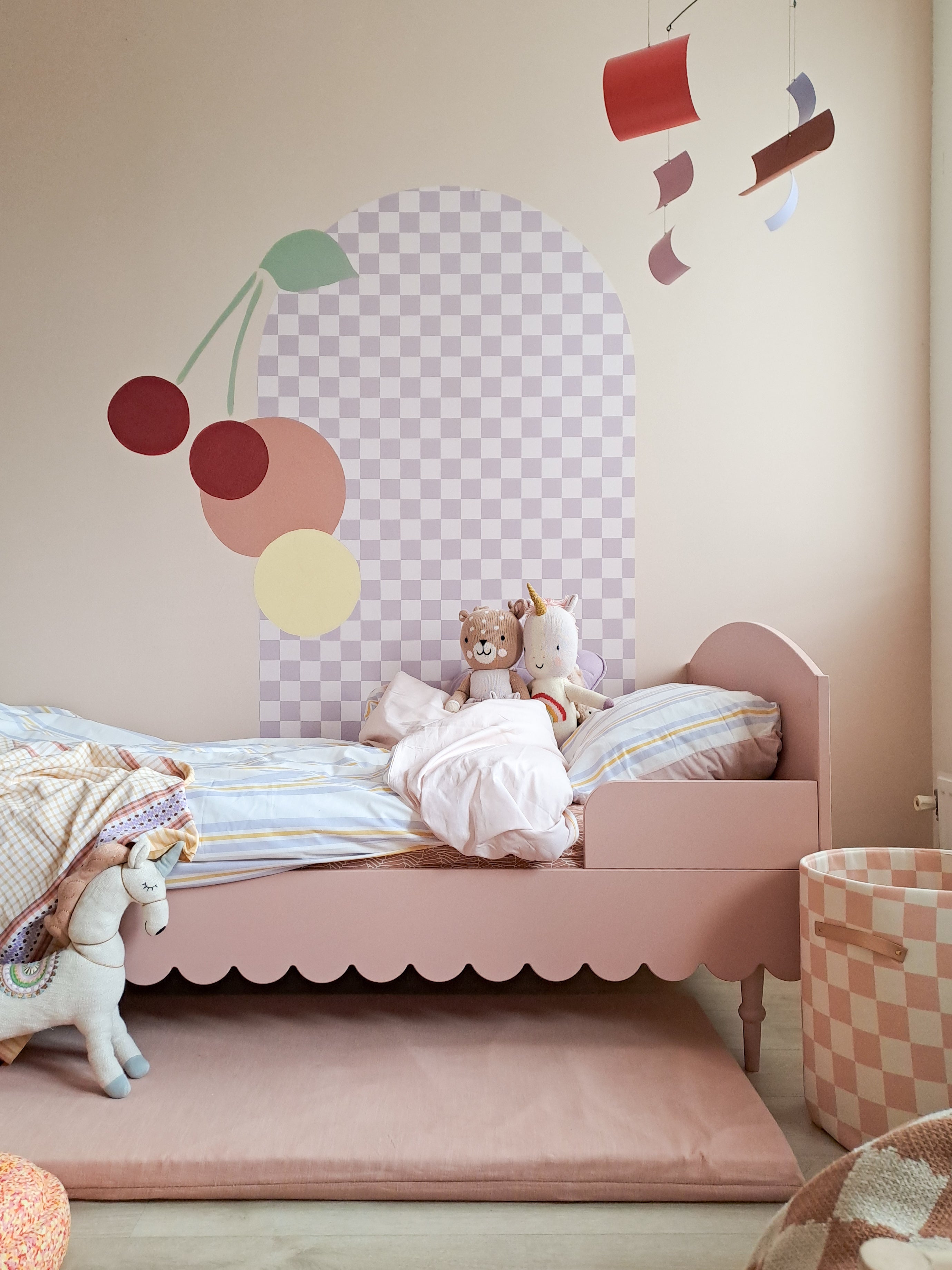 Łóżko młodzieżowe retro 120x200 cm Babushka