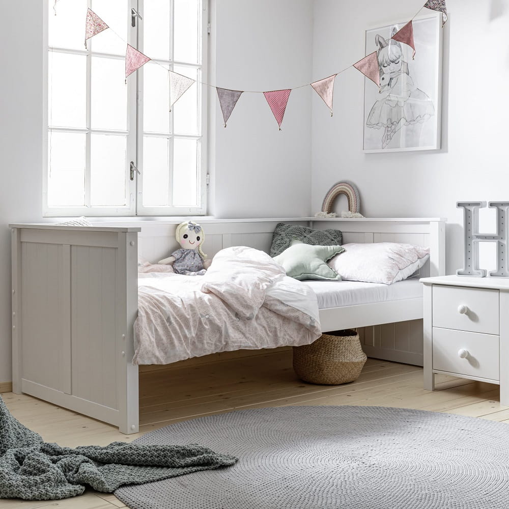 Łóżko dziecięce z funkcją sofy 200x90 cm Collet