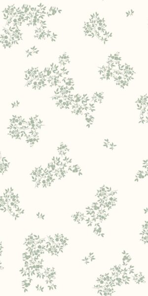 Tapeta kwiatuszki łąka zielony na jasnym tle