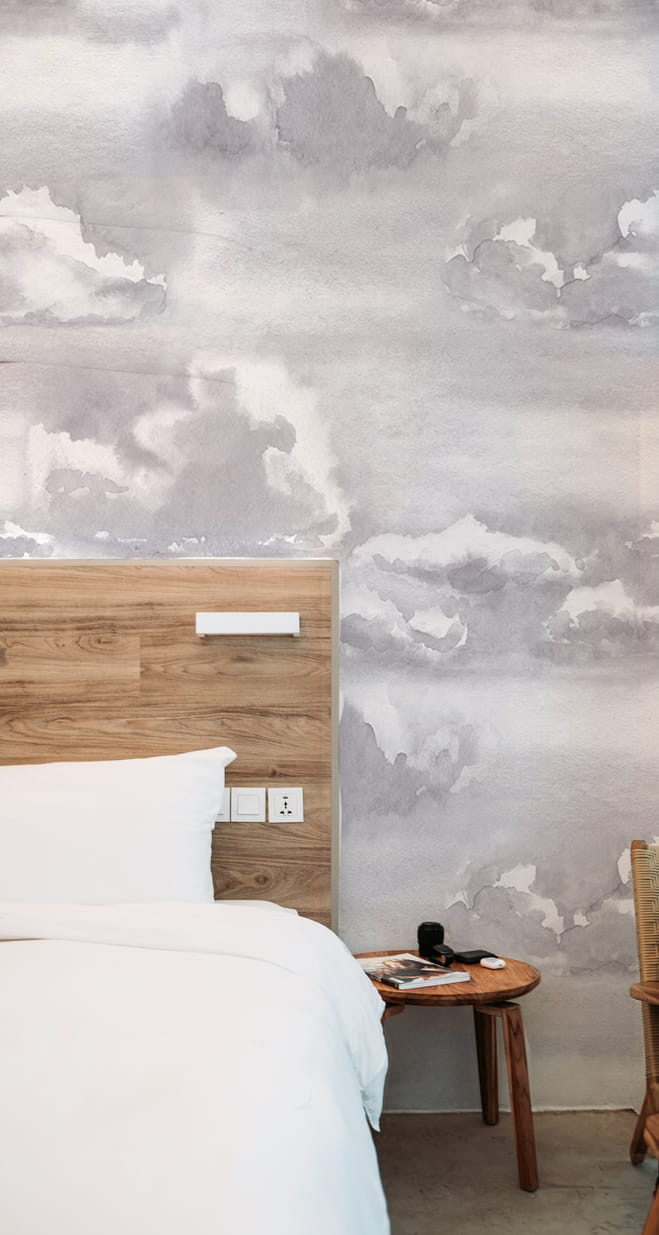 Tapeta szare chmurki