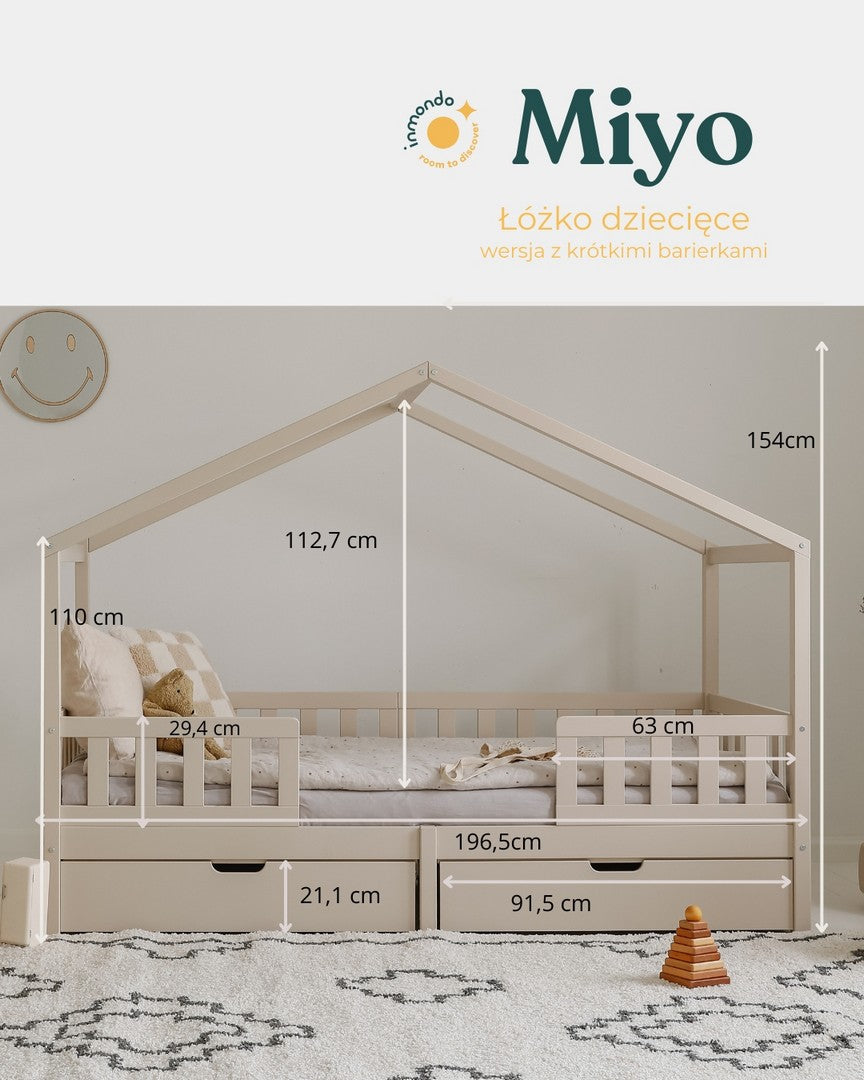 Łóżko domek Miyo