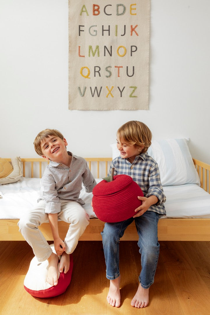 Kosz na zabawki jabłko