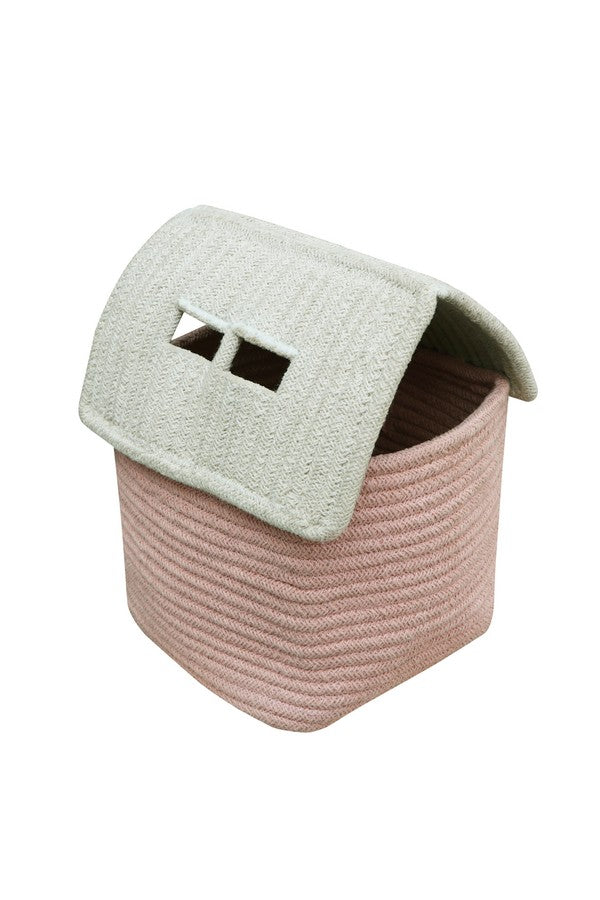 Kosz na zabawki Domek Vintage Nude Eco-City Lorena Canals
