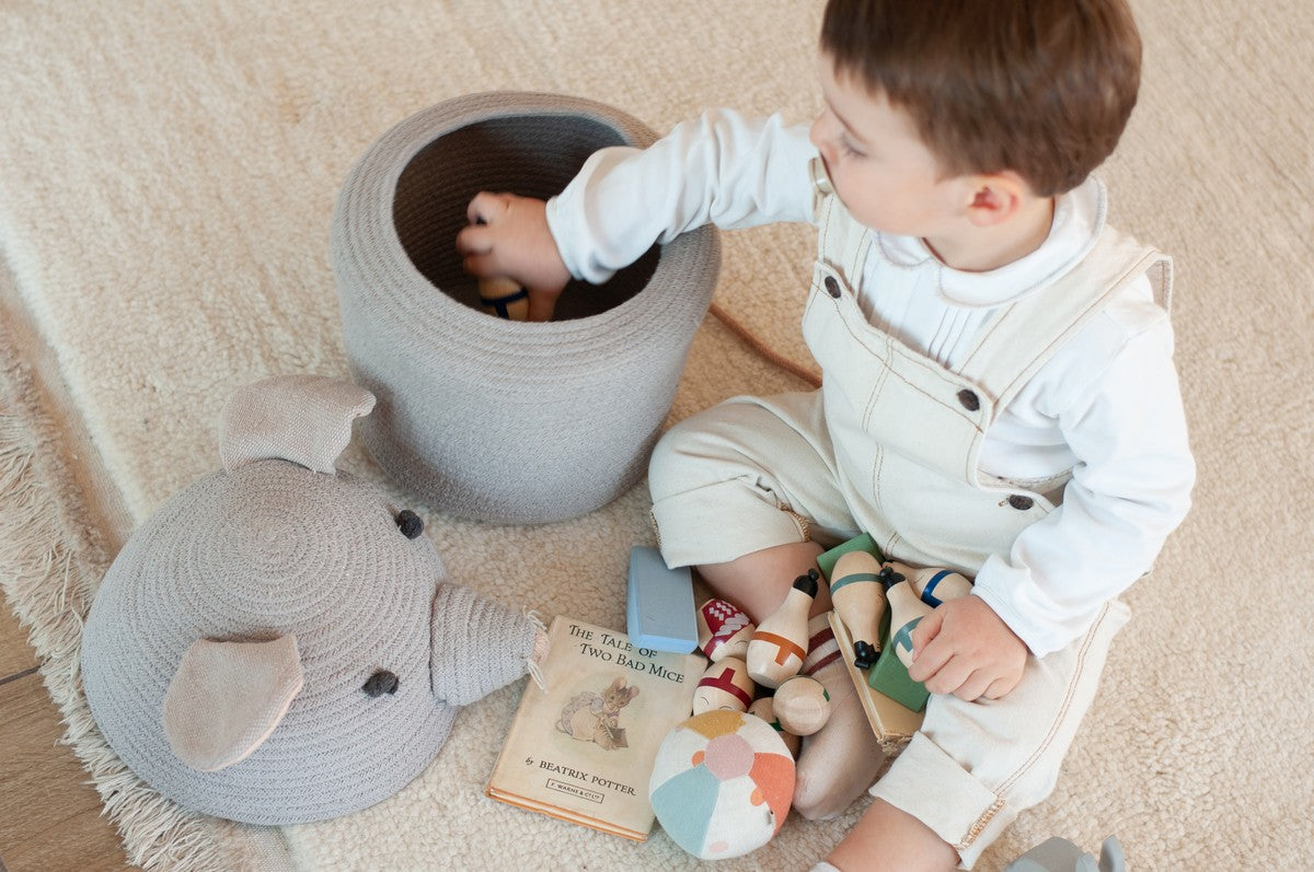 Kosz na zabawki mysz szczurek Rita The Rat Lorena Canals