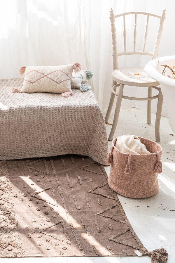 Kosz z frędzlami Vintage Nude Lorena Canals