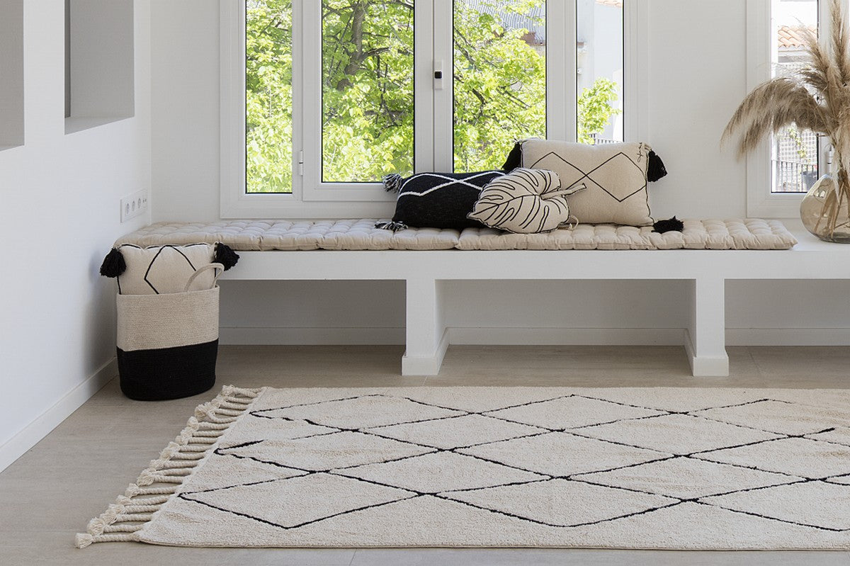 Kosz Dekoracyjny Zoco Black/Natural Lorena Canals