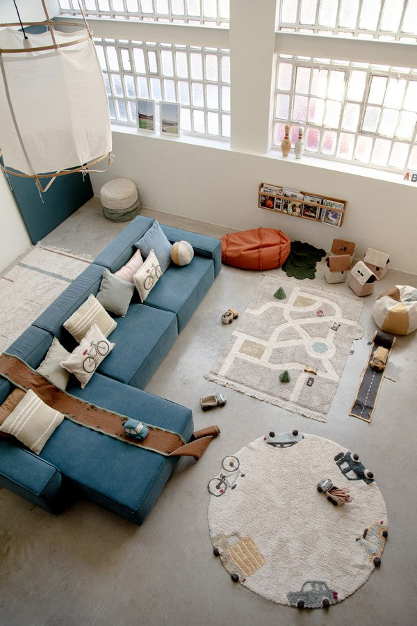 Dywan dziecięcy Mapa Miasta z autkami Eco-City Lorena Canals