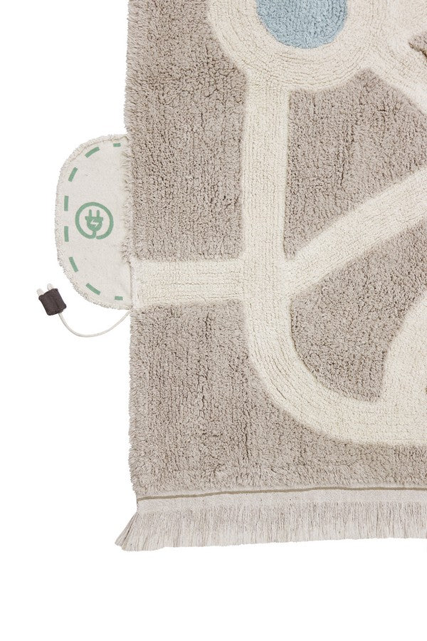 Dywan dziecięcy Mapa Miasta z autkami Eco-City Lorena Canals