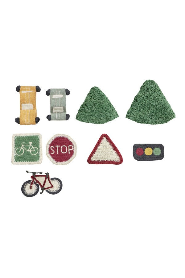 Dywan dziecięcy Mapa Miasta z autkami Eco-City Lorena Canals