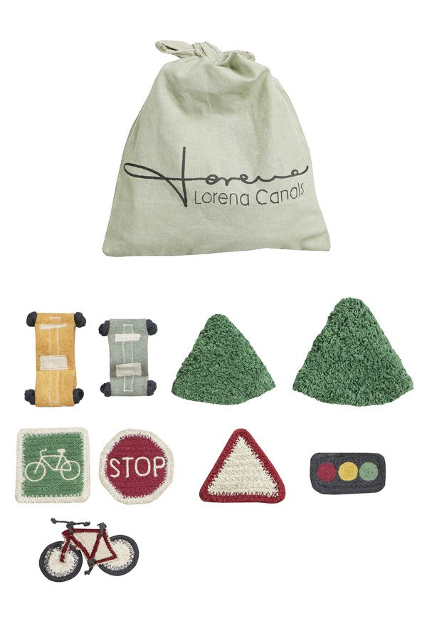 Dywan dziecięcy Mapa Miasta z autkami Eco-City Lorena Canals