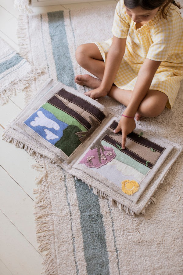 Dywan Bawełniany Gastro Vintage Blue 140x200 Cm Lorena Canals