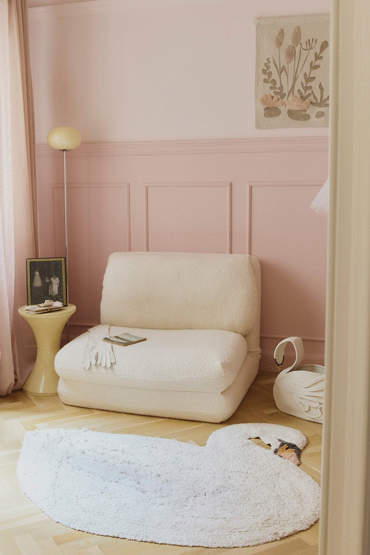 Dywan Bawełniany Łabędź 120 × 100 cm, Swan Lake