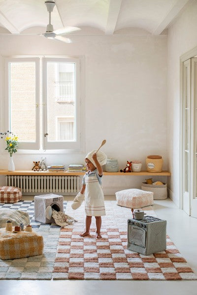 Dywan w kratkę vintage Kitchen tiles