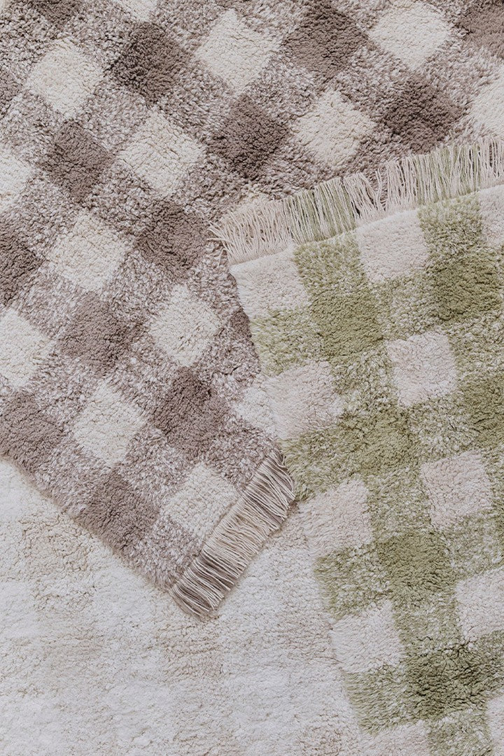 Dywan Bawełniany Vichy Marron, Swan Lake