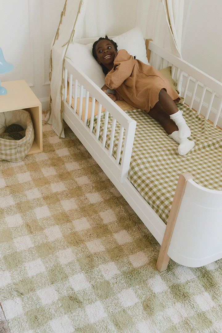 Dywan Bawełniany Vichy Matcha, Swan Lake