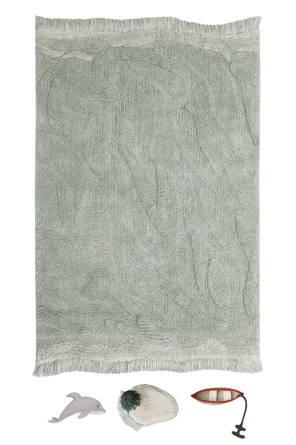 Dywan dziecięcy do zabawy "Fale" 90x130 cm