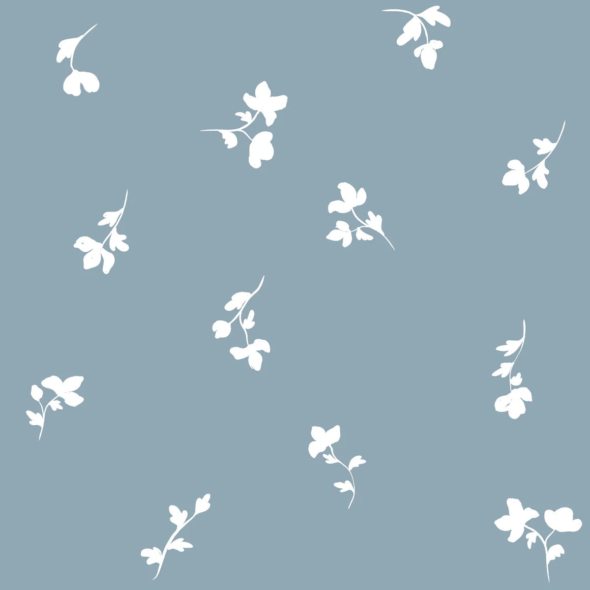 Tapeta w mini kwiatuszki Paris flowers blue