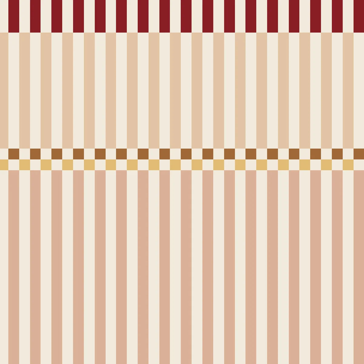 Tapeta Stripes Happy Cherry Pink