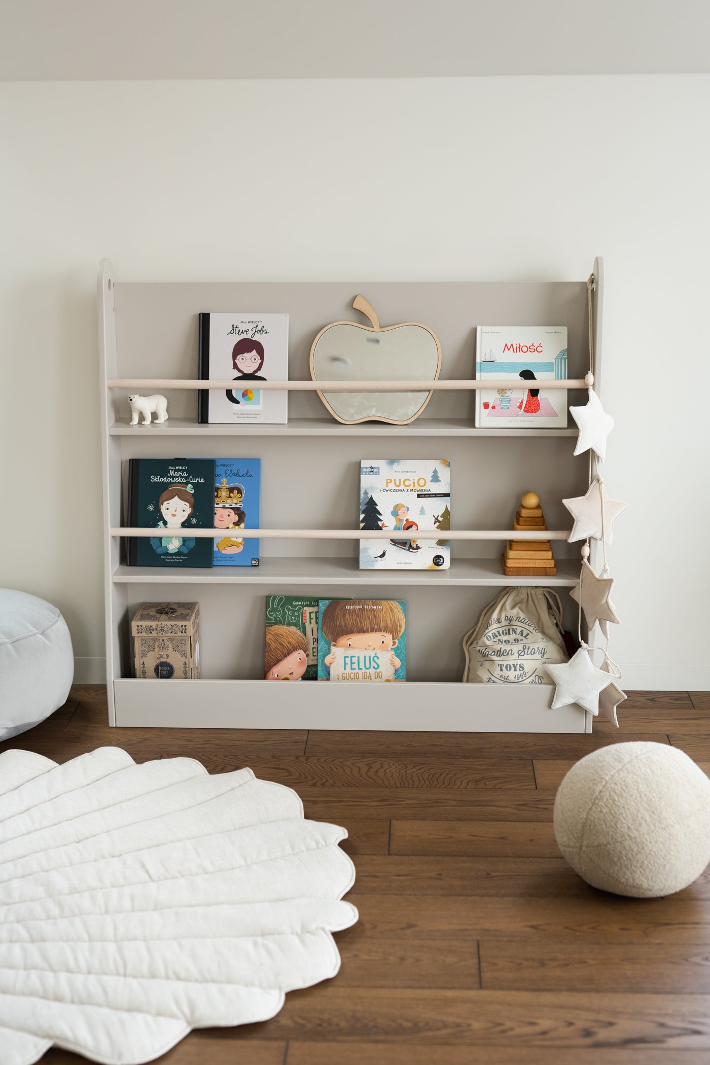 Półka biblioteczka montessori Basic - 2 kolory