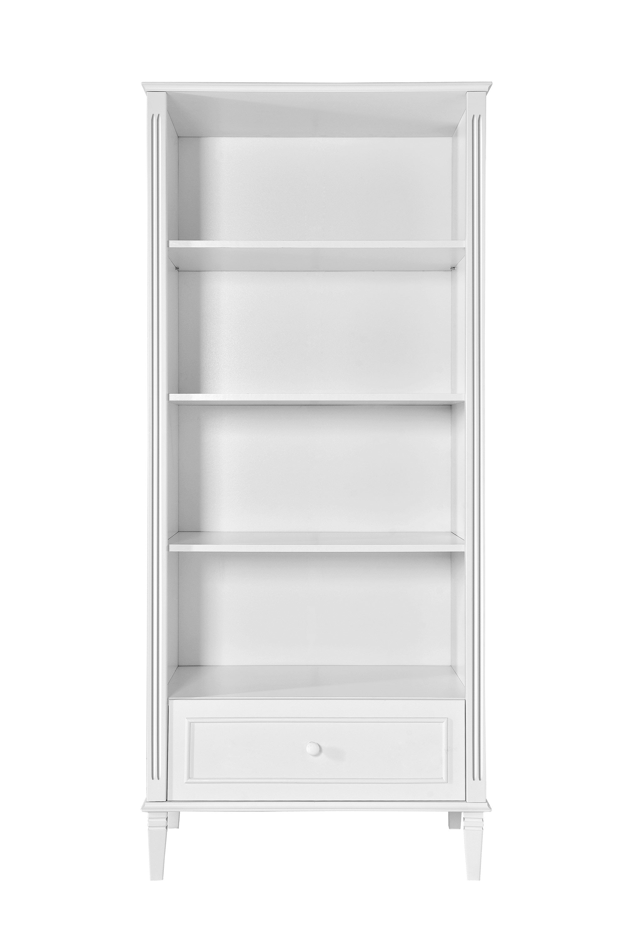 Regał dziecięcy biały z frezami Bianka