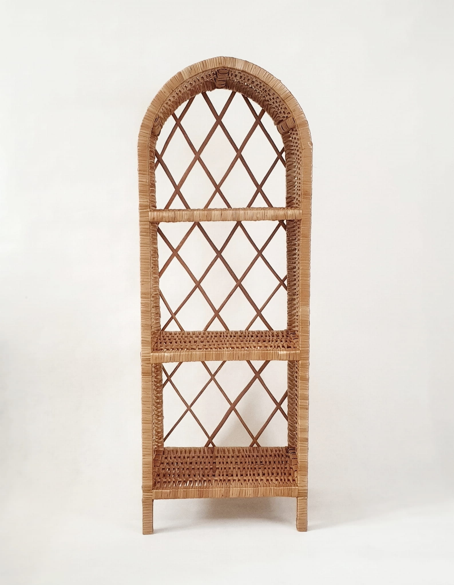 Regał z wikliny wąski/ Etażerka