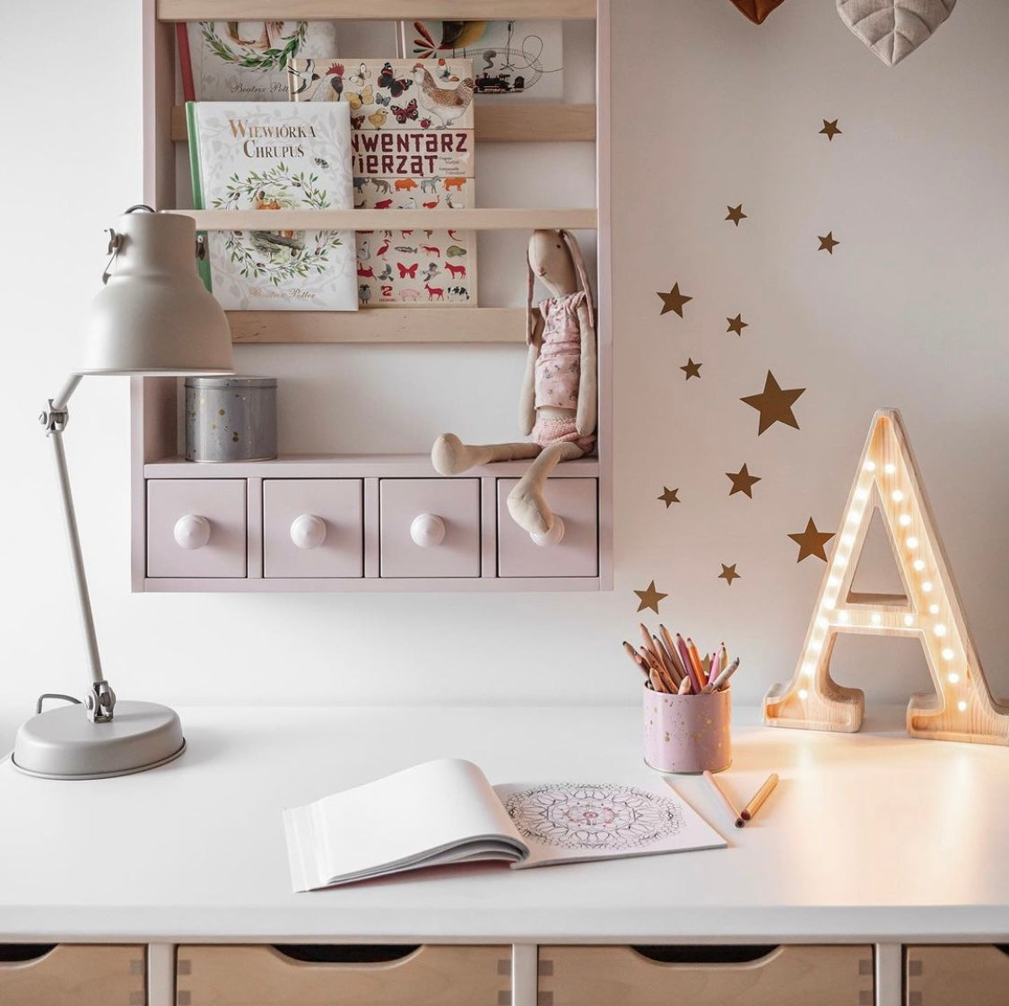 Półka biblioteczka montessori Louve