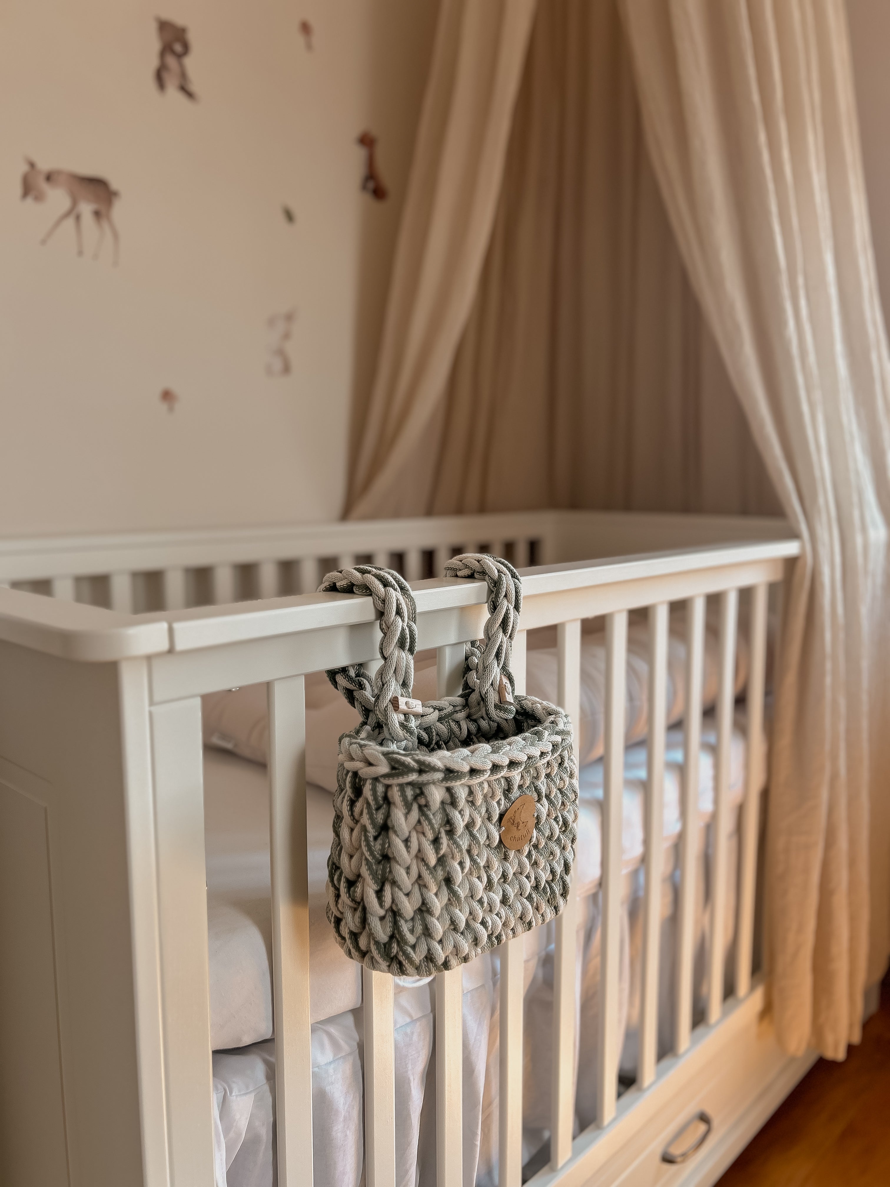 Łóżeczko niemowlęce z szufladą i funkcją tapczanika 140x70 cm Melody