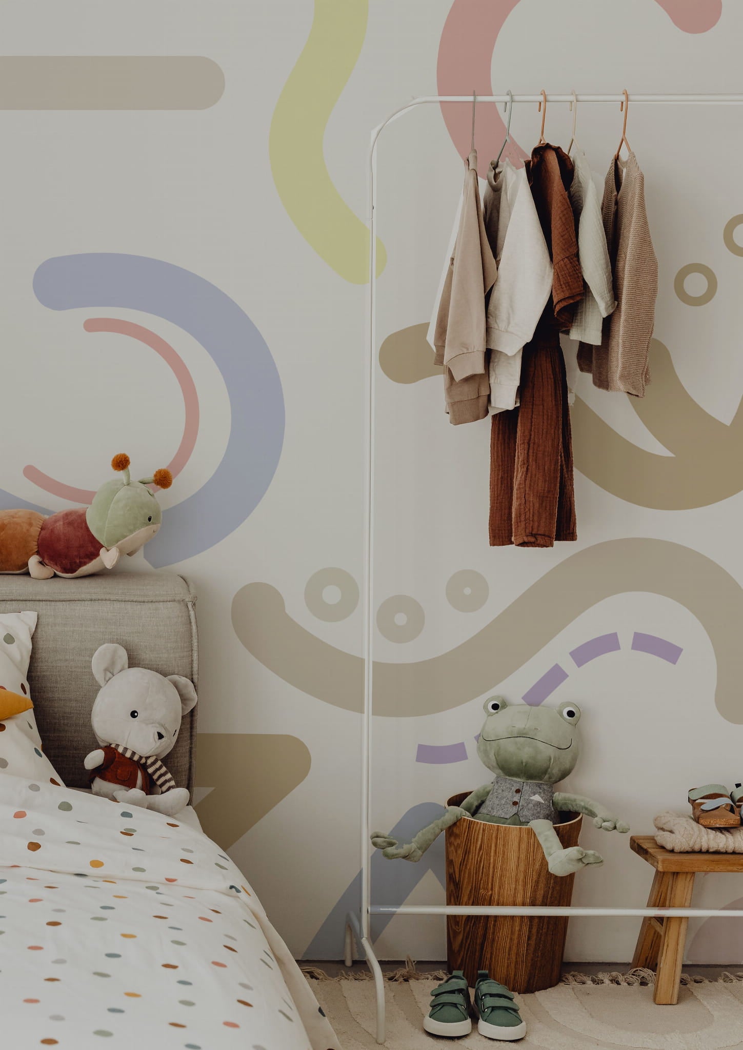 Tapeta kolorowe kształty