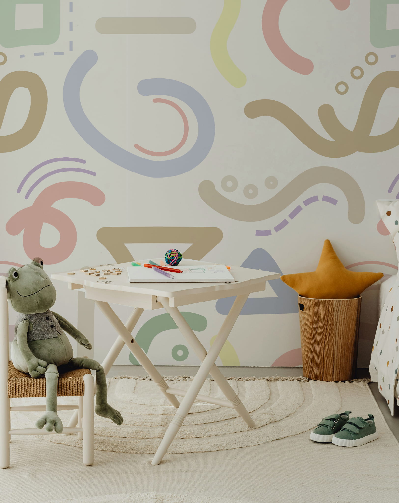 Tapeta kolorowe kształty