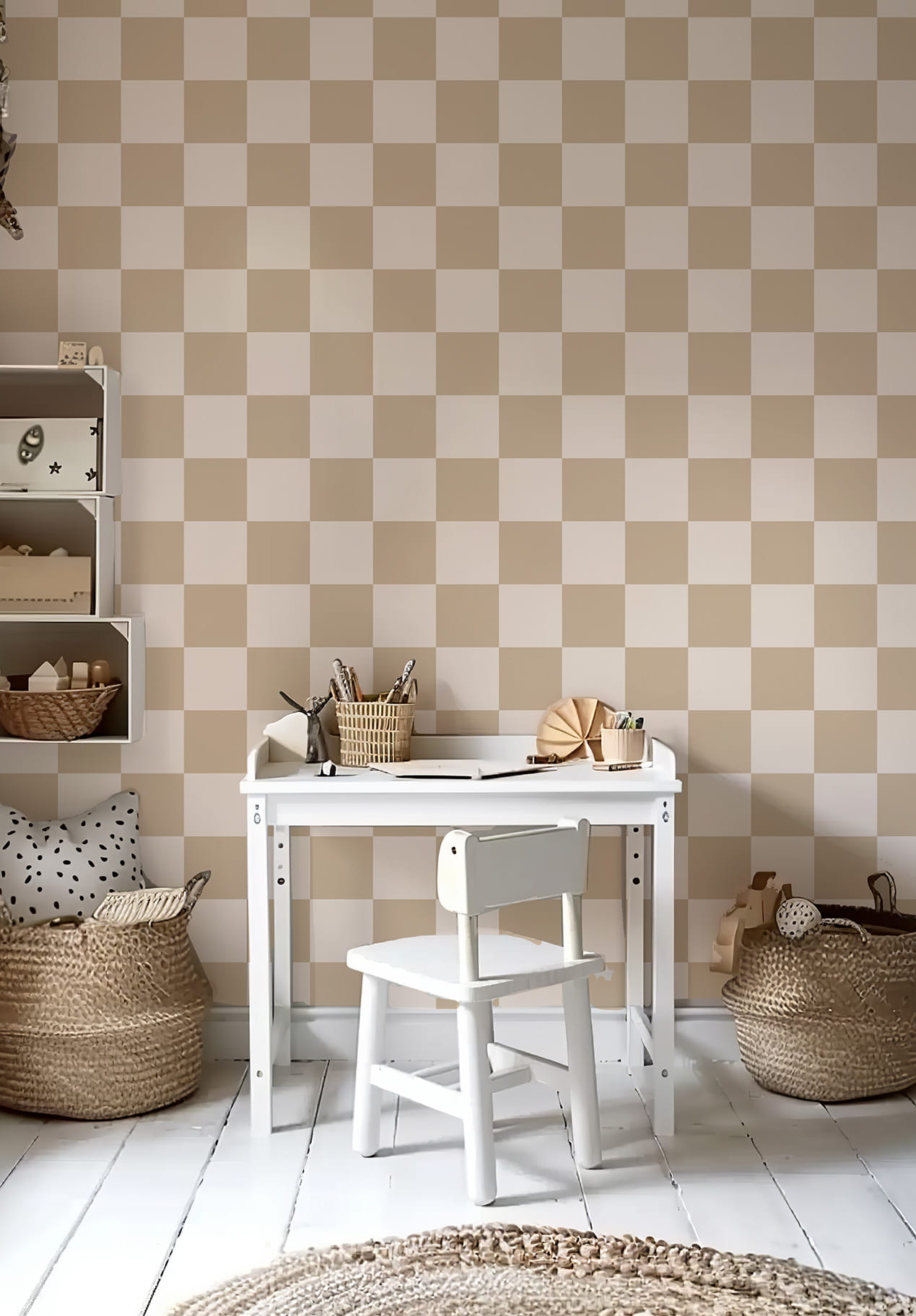 Tapeta kratka classic beż