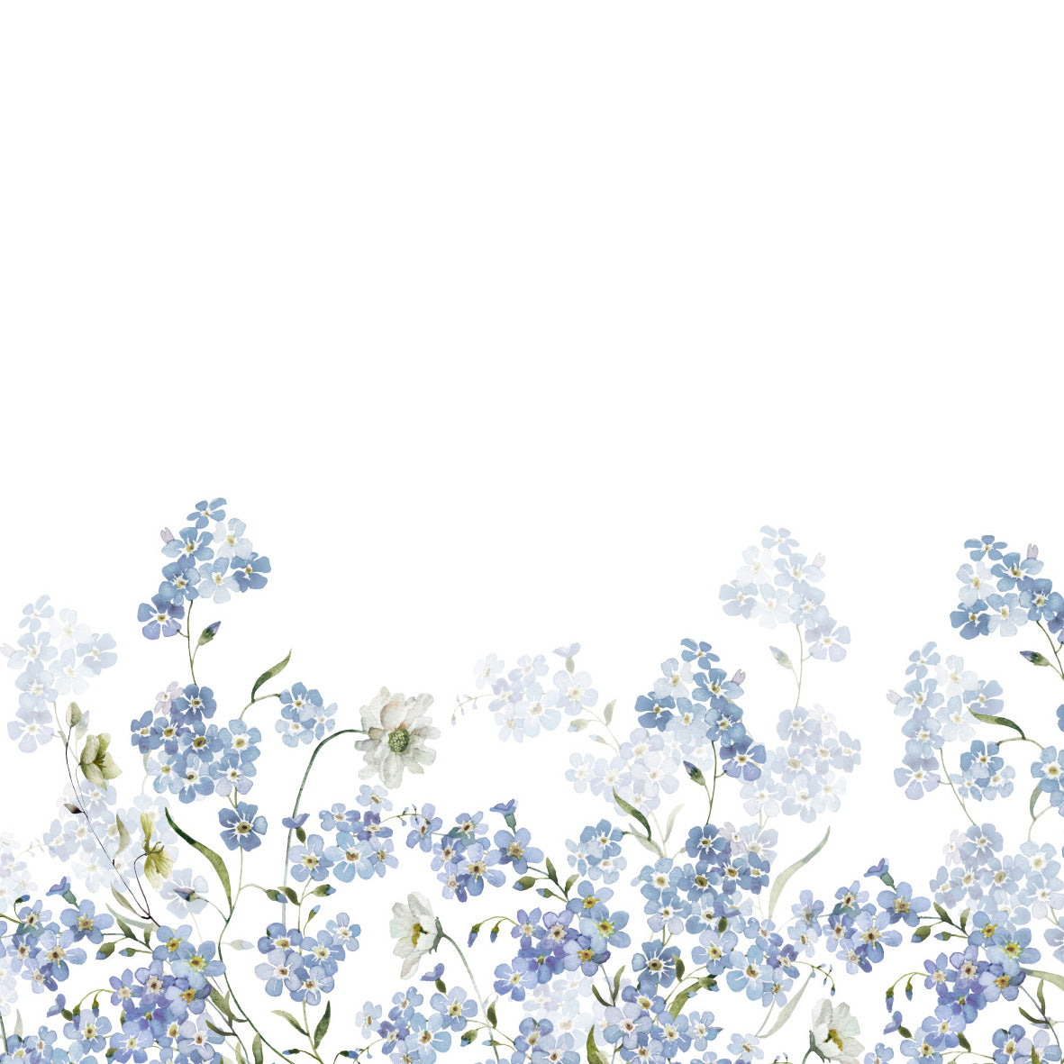 Tapeta Mural niebieska łąka nr 2