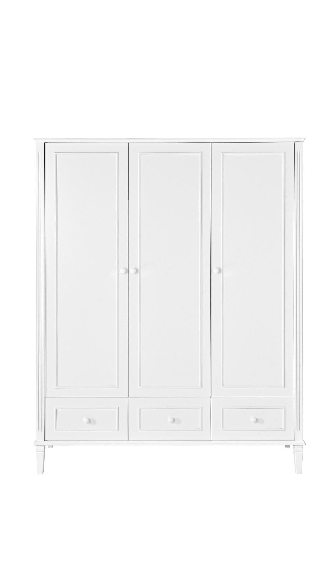 Szafa dziecięca trzydrzwiowa Bianka z frezami