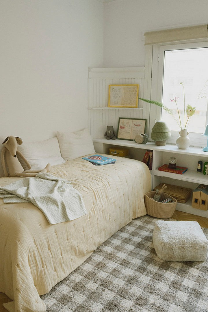 Puf Vichy Ivory, Swan Lake