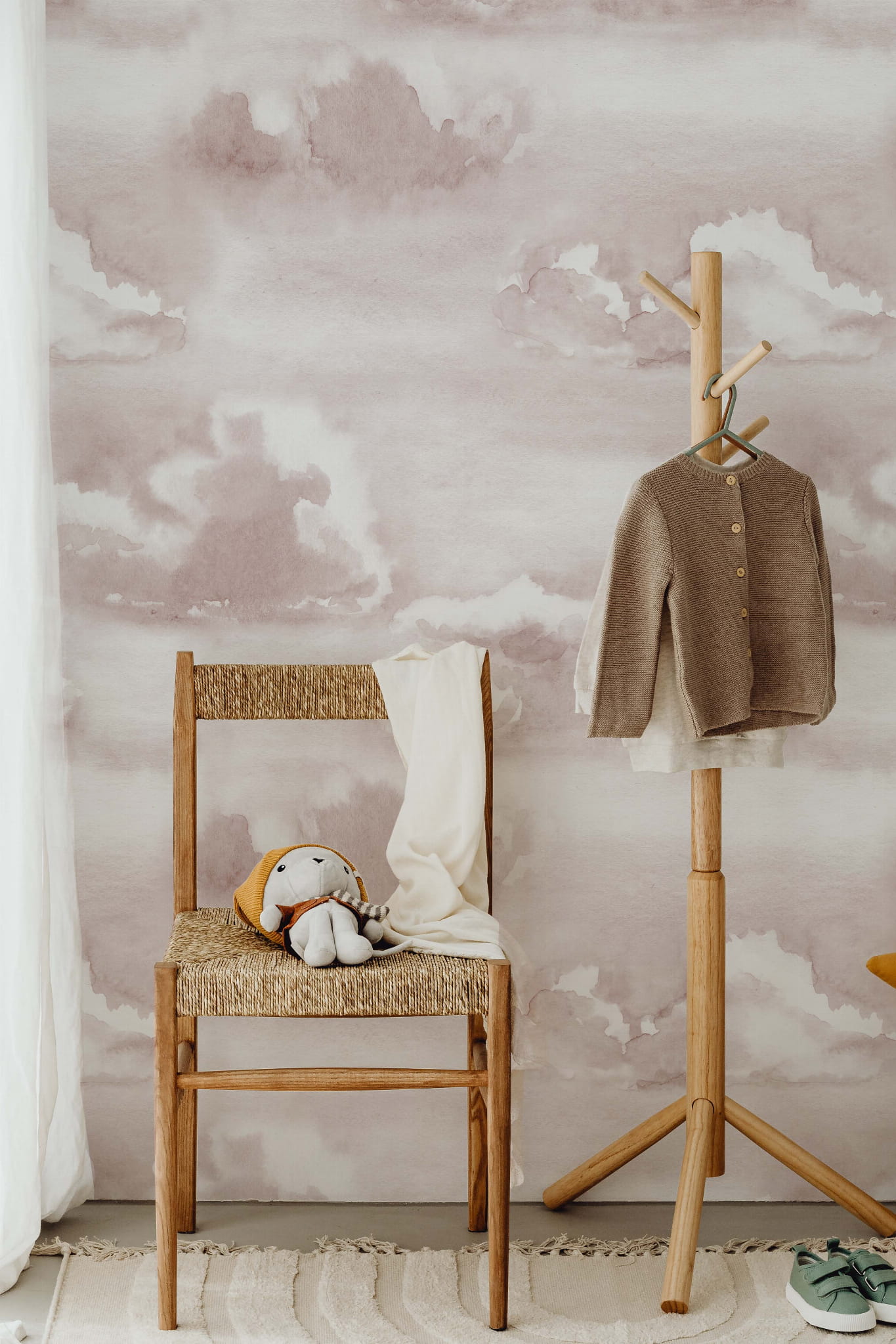 Tapeta Różowe chmurki