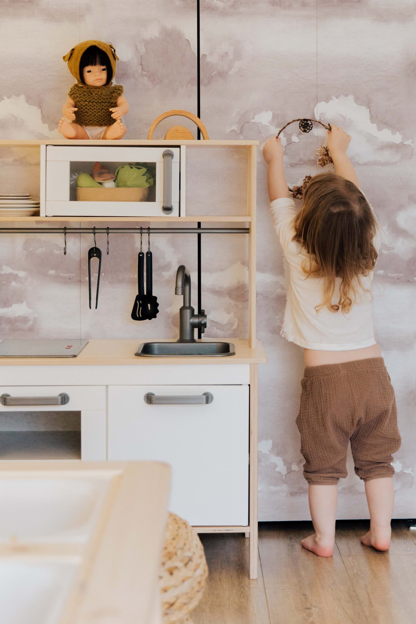 Tapeta Różowe chmurki