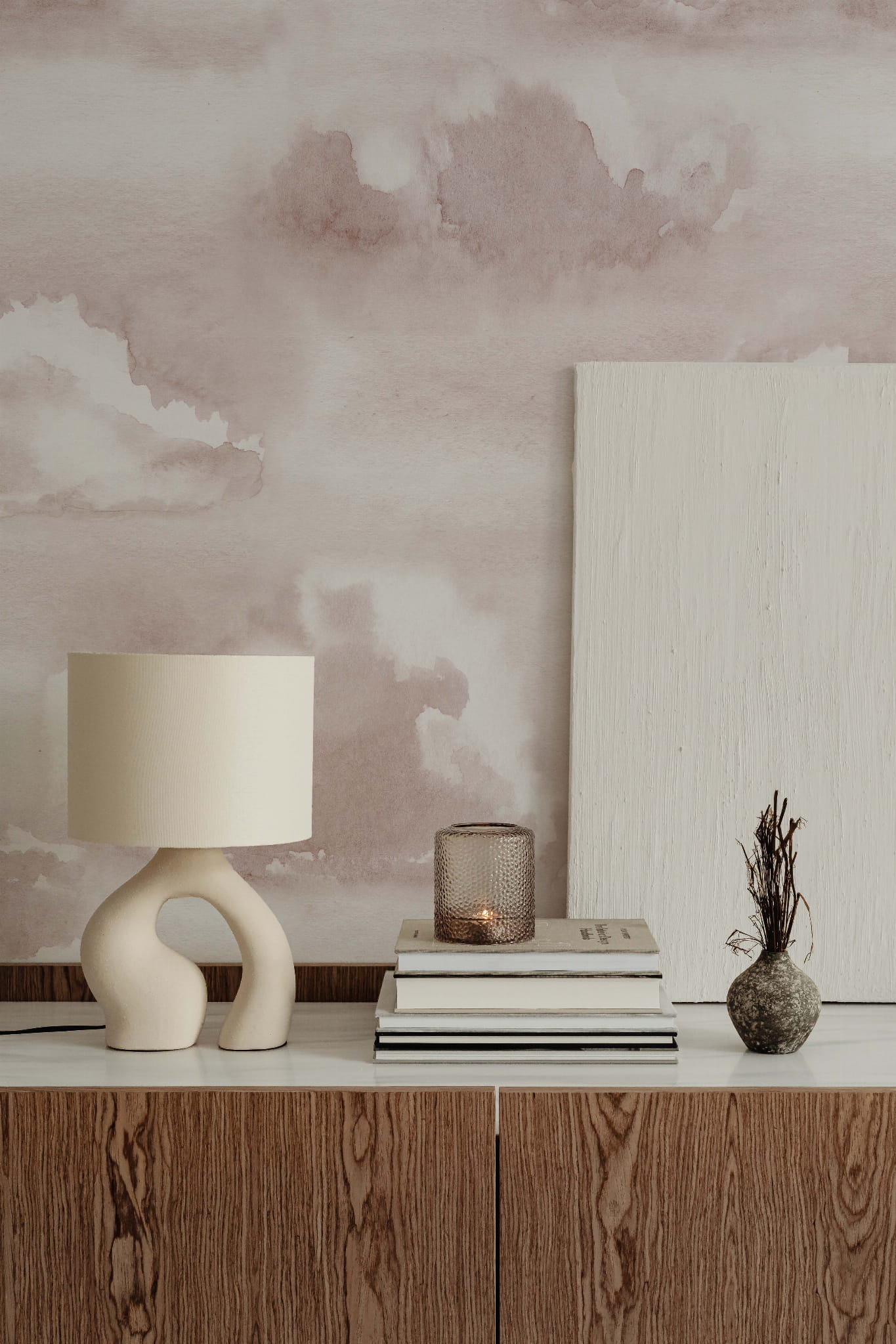 Tapeta Różowe chmurki