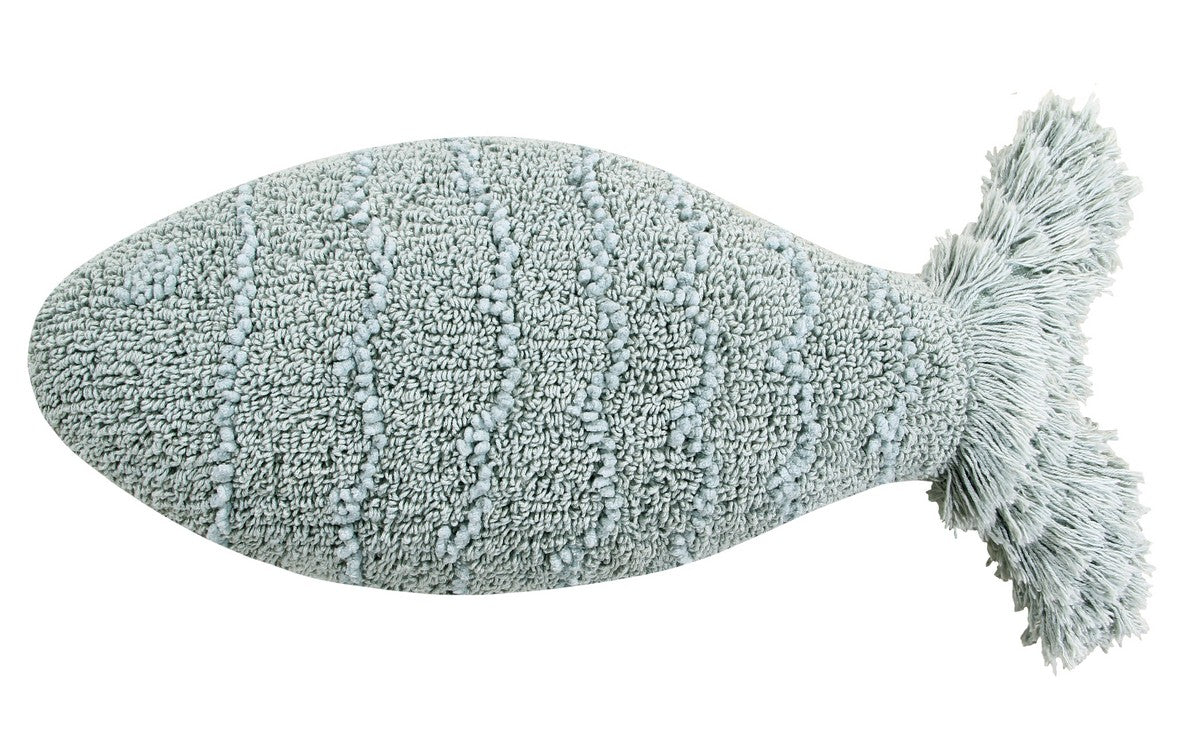 Poduszka w kształcie rybki Aqua Blue Lorena Canals