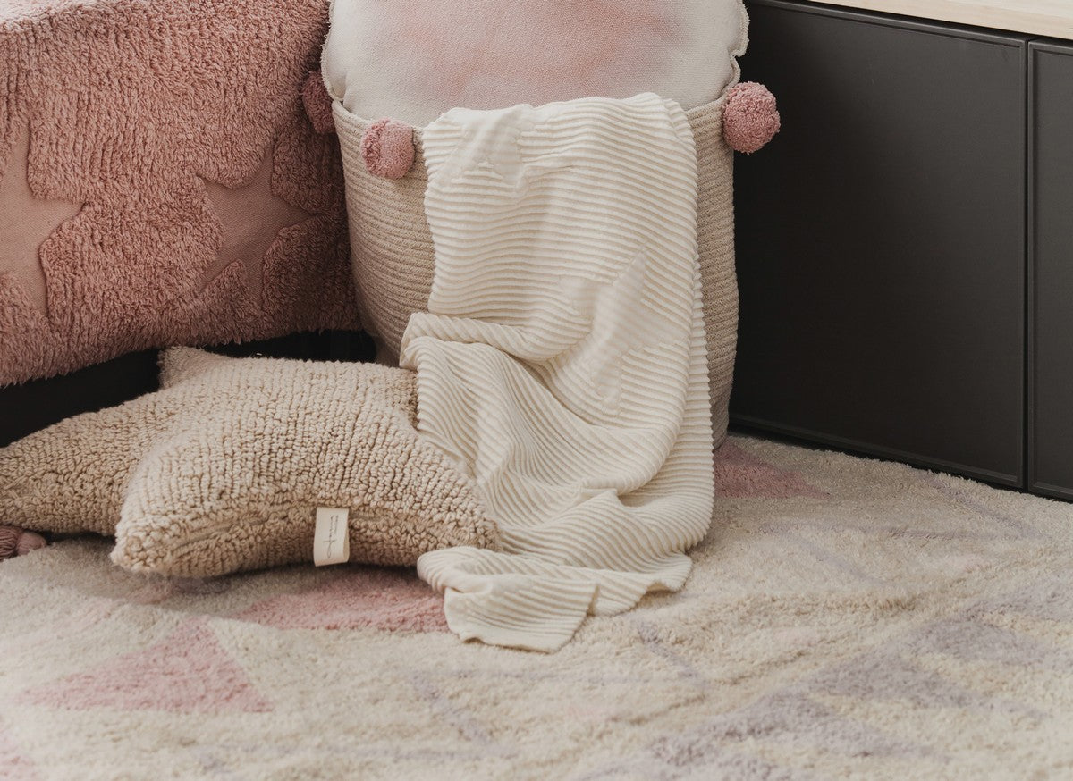 Poduszka gwiazdka Estrella Crema Lorena Canals