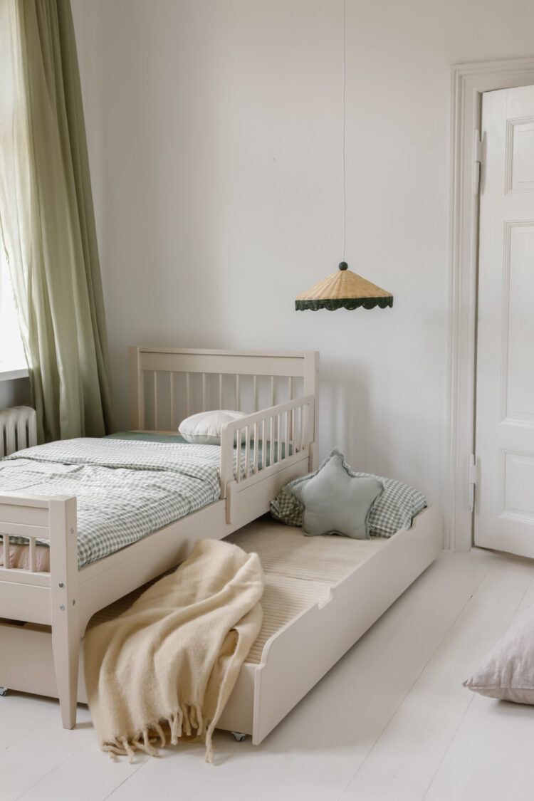 Łóżko 90x200 cm z pojemnikiem Carmela