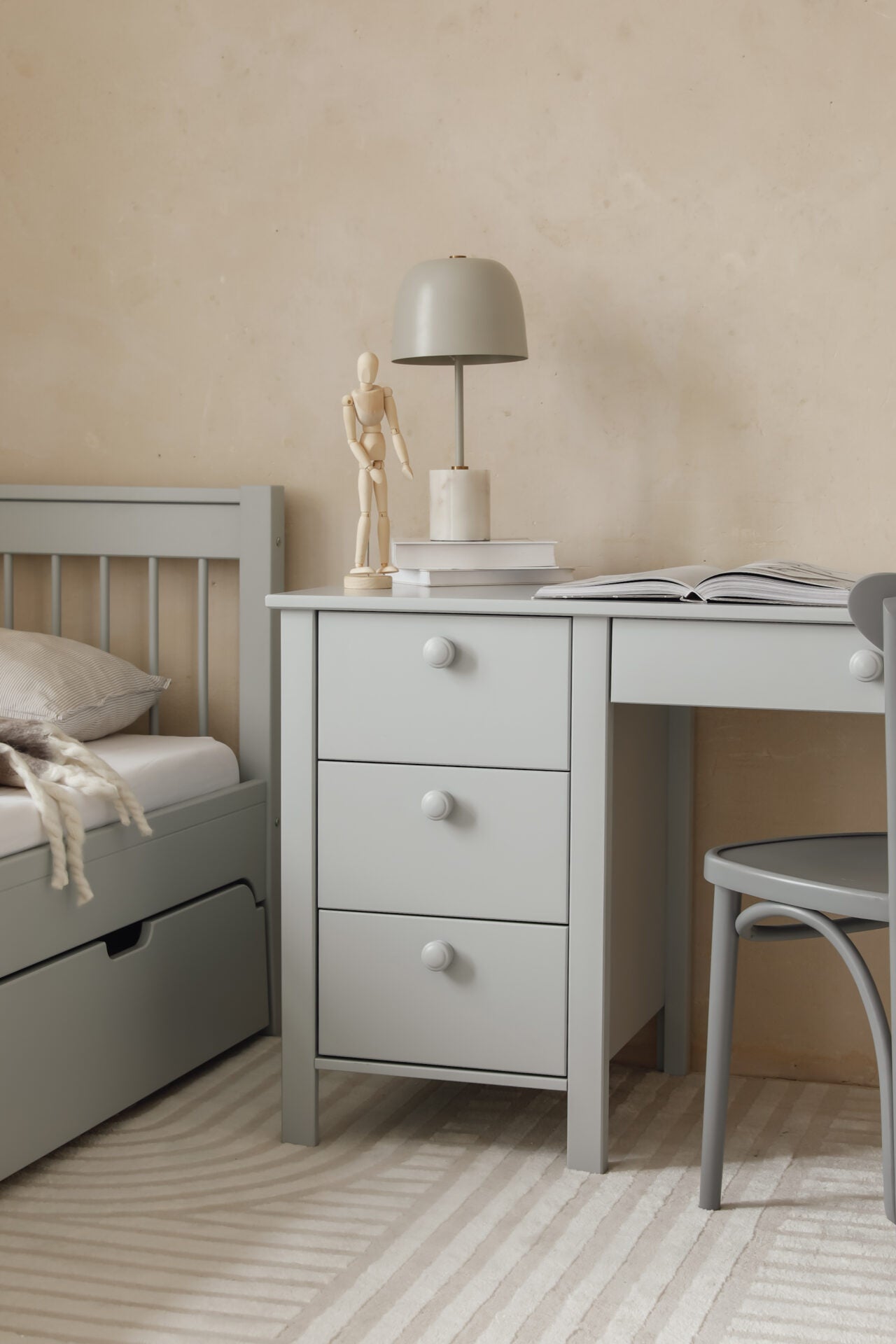 Biurko dziecięce z szufladami Collet (4S)