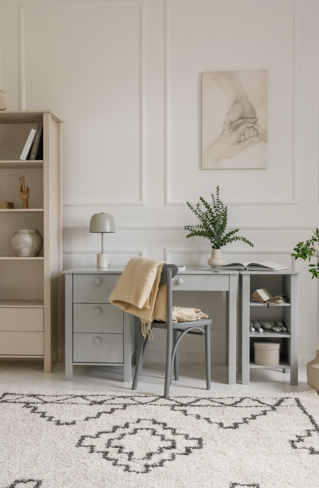 Biurko dziecięce z szufladami Collet (4S)