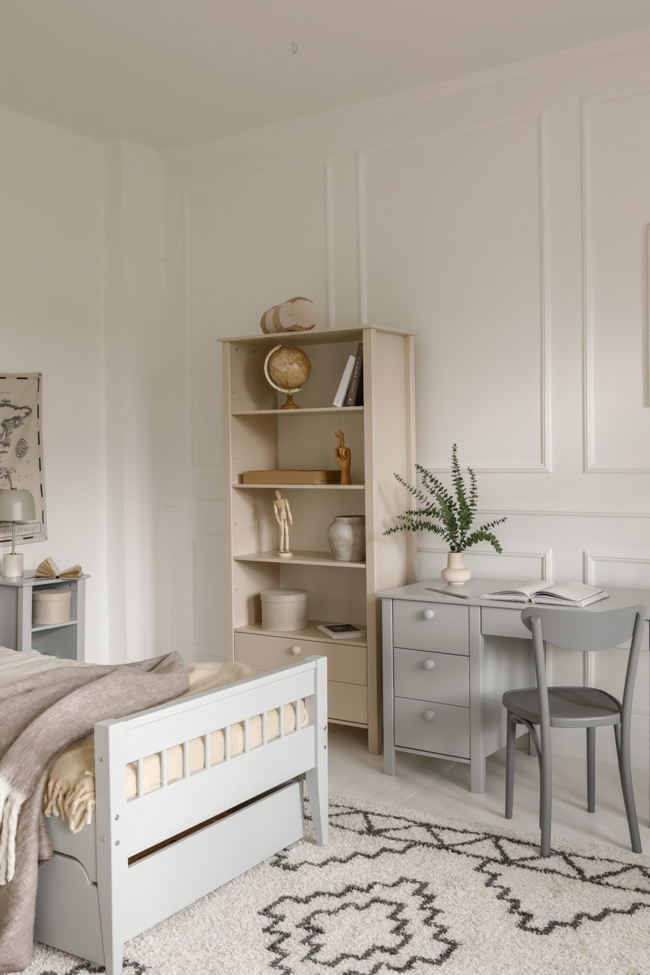 Biurko dziecięce z szufladami Collet (4S)