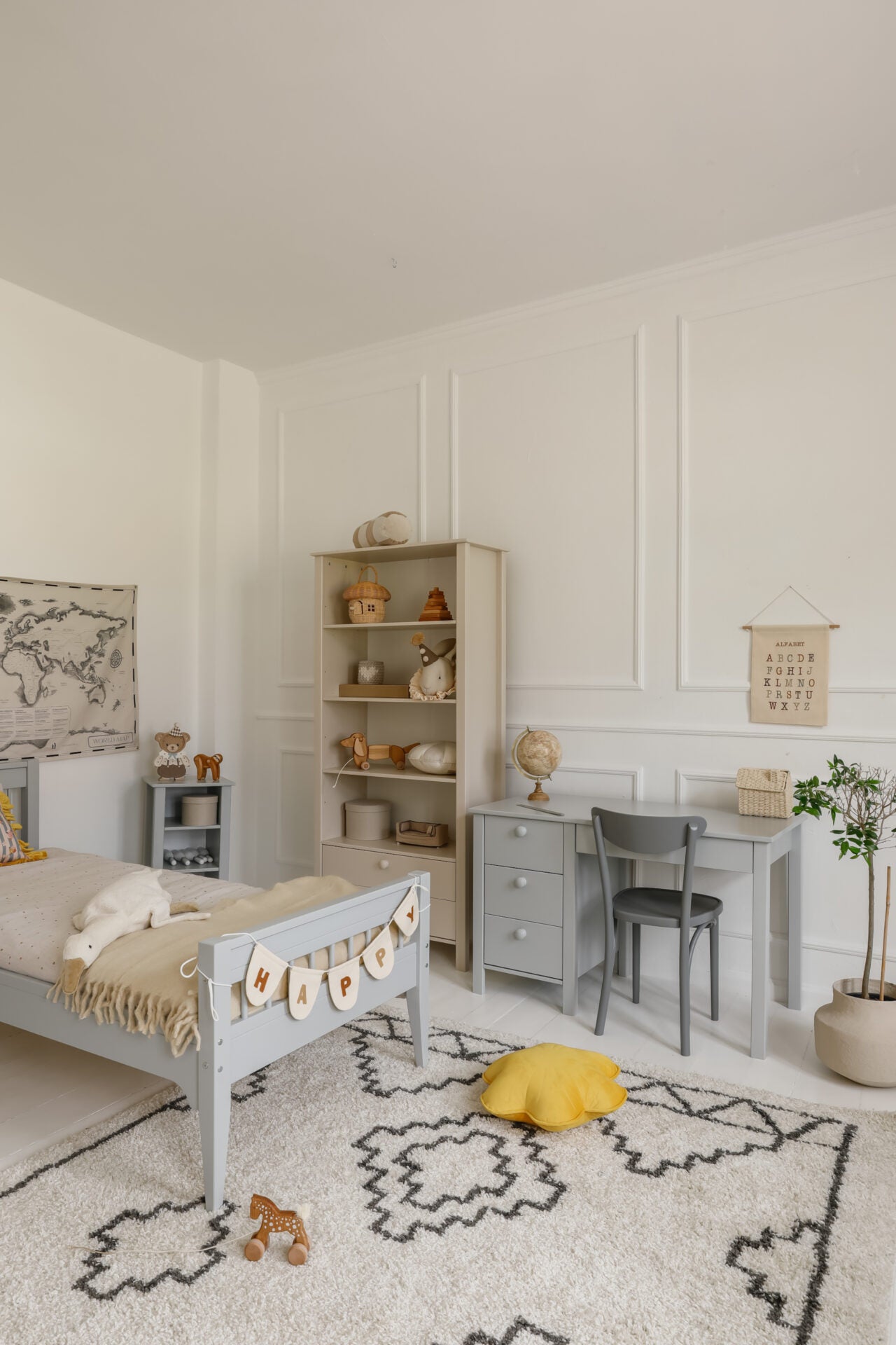 Biurko dziecięce z szufladami Collet (4S)