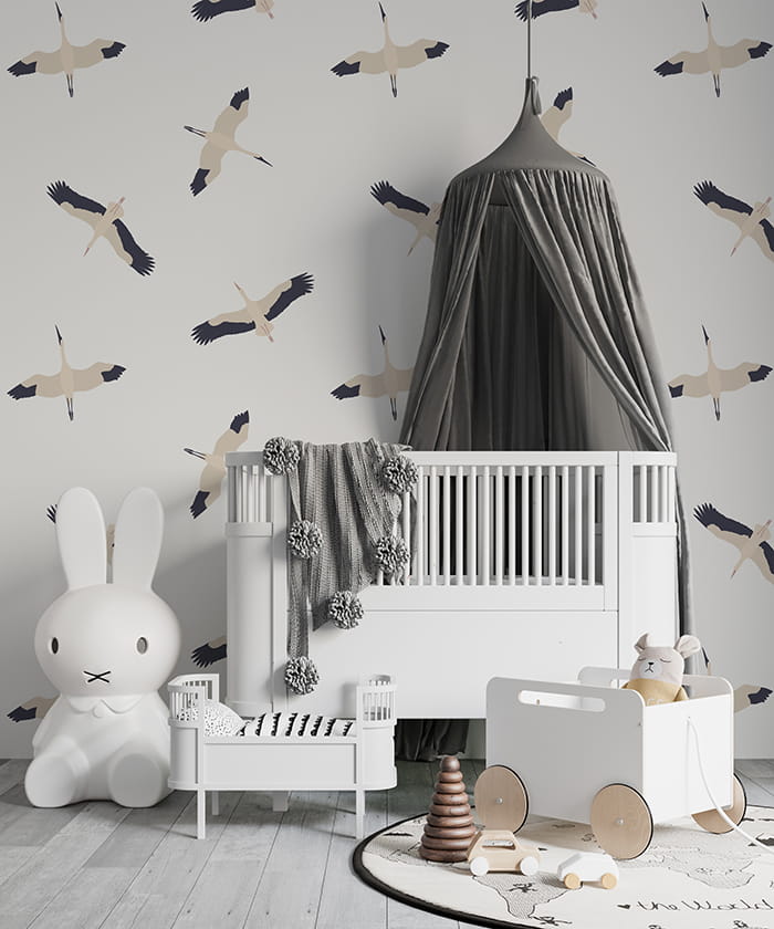 Tapeta ptaki Bociany