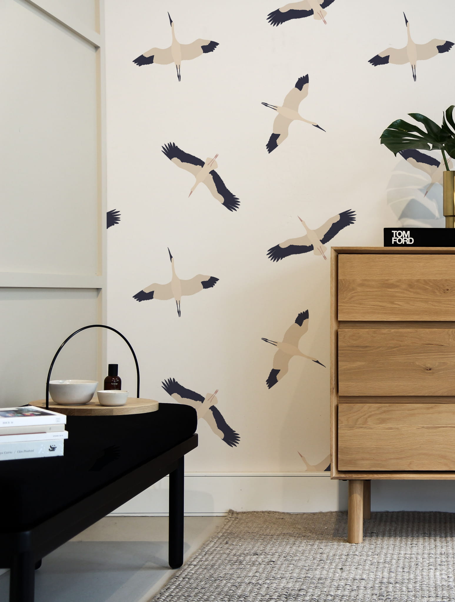 Tapeta ptaki Bociany