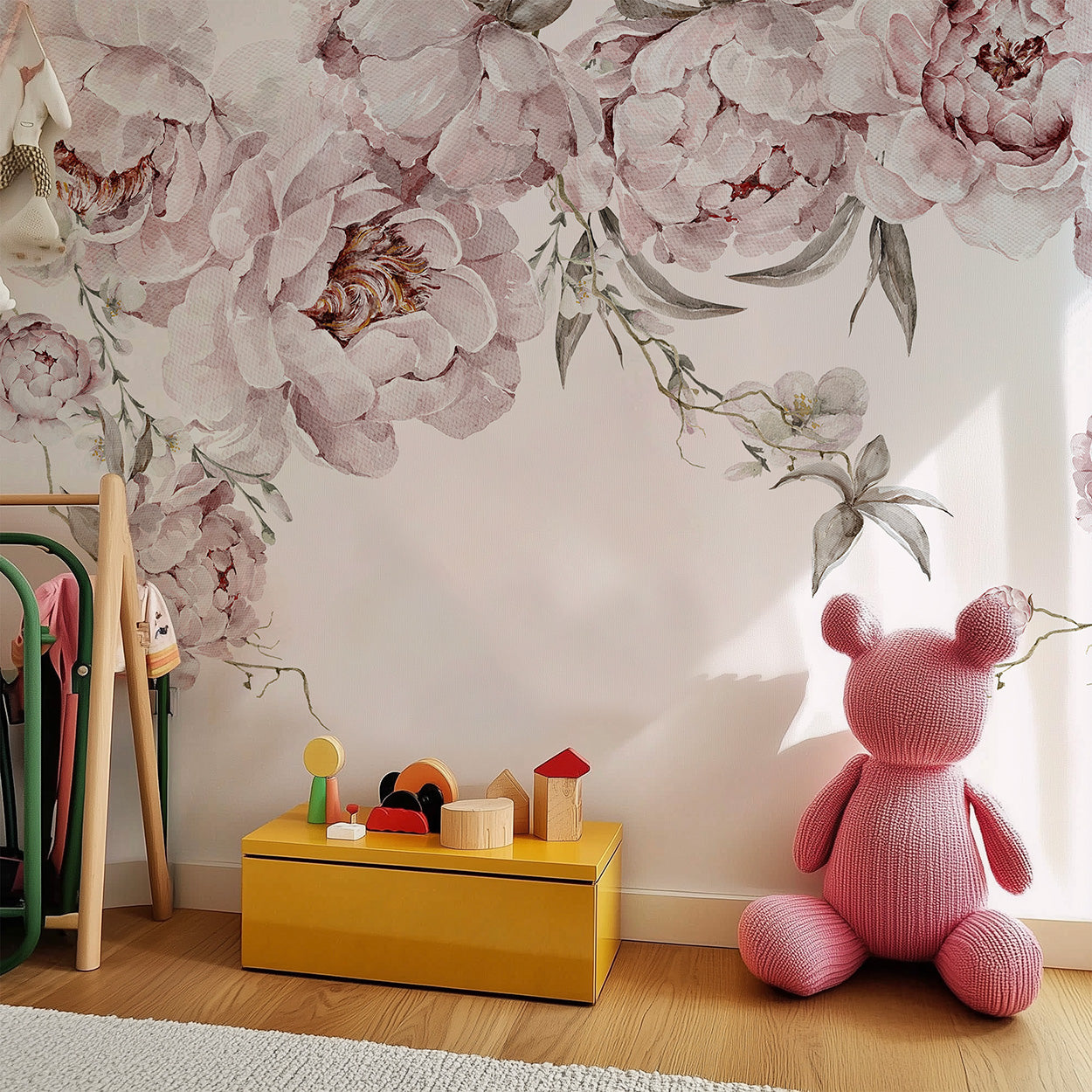 Tapeta Mural Różowe Piwonie