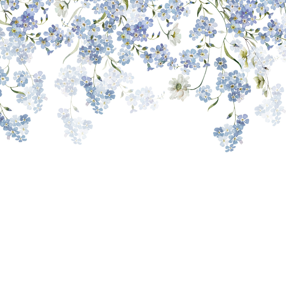 Tapeta Mural niebieska łąka